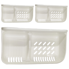 Polywise 翰庭 無痕抗菌雙格皂盒, KW-15, 3個