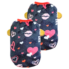 SassyDog 寵物保暖衣, 愛心貓咪, 2件