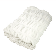 ROMANCE 小杉 日本製純棉柔軟泡泡四季發熱毯 200 x 140cm 米白色