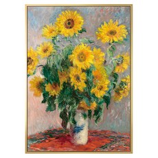 菠蘿選畫所 莫內 向日葵花束I AVAR3402G, 金色