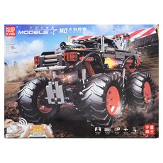MOULD KING 宇星模王 火焰怪獸攀爬車 電動版 积木玩具, 1盒