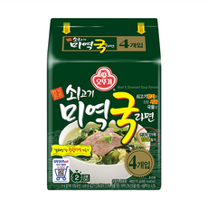 OTTOGI 不倒翁 牛肉海帶湯拉麵 115g, 4包