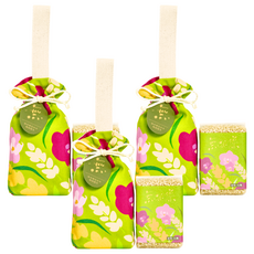 芳榮米廠 花布袋米 鴨稻糙米 台南14號 鴨間稻栽培, 300g, 3包