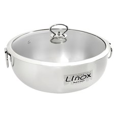 LInox 廚之坊 316盆菜鍋, 30cm, 1個, Silver