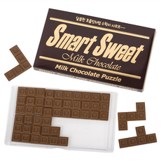 Hanayama 趣味拼圖 香甜巧克力色, 1盒, 巧克力色