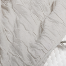 四國纖維 舒芙蕾透氣涼被無棉款 大地灰 145x195cm