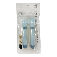 Simba 小獅王辛巴 美味兒童叉匙組 6個月以上, 晨藍, 1組