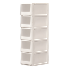 livinbox 樂收 FUN 收納箱 MB-2705D, 438 x 215 x 107mm, 透明抽屜, 多層收納, 1個