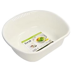 KAI 貝印 D型洗物盆 D-5549WH, 白色, 1個