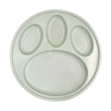 SIMPLA 玉米田 幼兒熊掌盤 PLA環保無毒, 25 x 2.2cm, 淺綠色, 1個