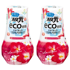 小林製藥 廁所芳香消臭元系列消臭劑 400ml 療癒花香, 2瓶