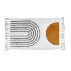 TROMSO 西班牙圖騰流蘇吸水大地墊, 日耳曼黃