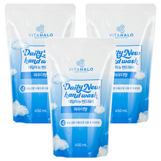 VITAHALO 泡沫洗手慕斯補充包，450mL, 3包