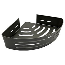 超級工廠 浴室置物架 三角架 附無痕貼片, 低調灰, 1個