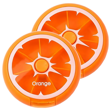 Fullicon 護立康 7格水果旋轉盒 (橘子), 2個