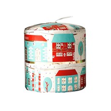 moon casa 月亮家族 義大利進口蠟燭 8S 北歐藍 獨家專利薄膜 百年蠟燭品牌 增添居家質感, 不適用, 410g, 1個