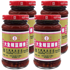 大全 辣豆瓣醬 原產地台灣, 135g, 4罐