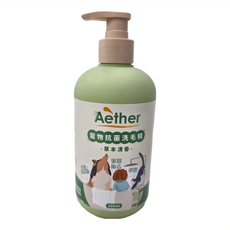 Aether 依鈦抗菌專家 寵物抗菌洗毛精 草本清香 適用於乾燥/敏感皮膚, 500ml, 1瓶
