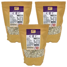 茂喜食品 泰國大薏仁 無添加防腐劑及色素 HACCP及ISO22000認證, 400g, 3包