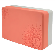 mukasa 慕卡莎 EVA瑜珈磚 22.5 x 15 x 7.5cm 台灣製, 曼陀羅, 2個