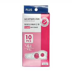 PLUS 普樂士 智慧型滾輪修正帶 4.2mm x 6m, 粉色, 1組