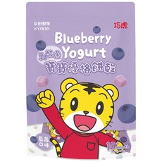 KYODA 京田製菓 巧虎寶寶乳酸菌優格餅乾, 藍莓, 26g, 1袋