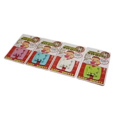 日本防開扣 小狗造型 櫥櫃鎖, 顏色隨機, 5組