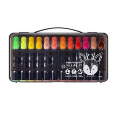 SIMBALION 雄獅 毛毛獸彩色筆, 24色, 1盒