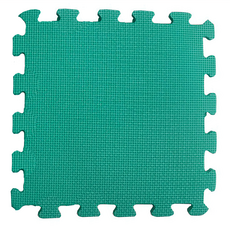 PMU 必美優 加厚EVA地墊, Set 9片, 果綠色, 1組, 單片 32x32cm