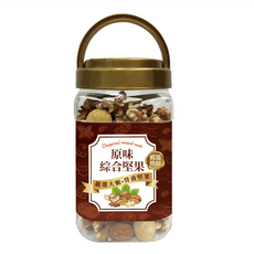 臻御行 原味綜合堅果 低溫烘焙 無添加 多種堅果一次滿足, 320g, 1罐