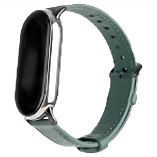 小米手環8 原廠真皮腕帶, 格紋綠, 1個