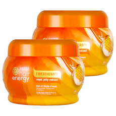 MAKARIZO 滋養護髮霜 03蜂王漿, 賦予頭髮彈性與光澤, 受損髮質適用, 500ml, 2罐