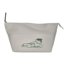 KOKUYO 國譽 Noritake聯名III 文具收納袋 尼龍材質 輕盈耐用好清洗, 綠色, 1個