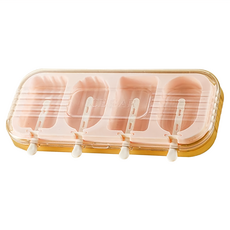 couselect DIY 霜淇淋雪糕模具 食品級矽膠, 1個, 粉色 方型