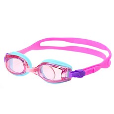 SAEKO 輕巧快調兒童泳鏡 防霧防水 S5A, 粉紫色, 兒童適用, 1個, Free