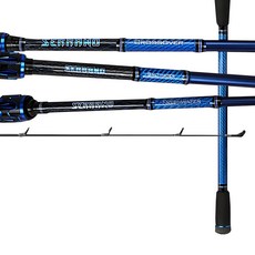 okuma 寶熊釣具 煞雷諾 Serrano 槍柄 路亞竿 淡水竿 海水竿 捲仔 BASS SRC862MH, 藍色