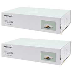 LocknLock 樂扣樂扣 食物保鮮袋 17 x 25cm, 小 S, 1000入, 2盒