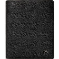 Blanc Fleur 男士 首字母 薩菲亞諾 牛皮 中夾 WM1CF0052BK