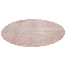 Modern-twist 橢圓餐墊 粉紅色 食品級環保矽膠, 1個, 40.6 x 35.5cm