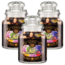 FANGS 方氏 藍色憂鬱花果茶, 70g, 3罐, 1瓶