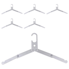MOUNTAINHIKER 山之客 鋁合金衣架, 銀色, 6個