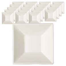 TATUNG 大同磁器 正方味碟 7.8 x 7.8 x 3cm, 1組, 白色