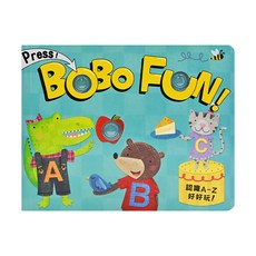 BOBO FUN! 認識A-Z好好玩, 0歲以上, 主要材質: 紙, 禾流文創有限公司