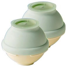 Lestar 百變創意製冰球模具盒 大圓球款, 抹茶綠, 2個