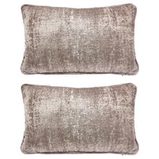 J&N 蜜妮緹花抱枕 MIT台灣製造 精緻緹花 觸感舒適, 藕粉銀