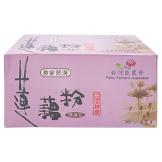 白河區農會 蓮藕粉隨身包 20包, 6g, 1盒
