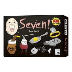 SWAN PANASIA 新天鵝堡 SEVEN! 桌遊，紐西蘭和澳洲熱銷，大膽要牌，蒐集牌組, 1盒