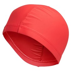 MAD WAVE 矽膠泳帽 FREE, 紅色, 1個
