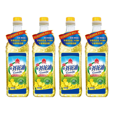 義美 100%純芥花油, 1L, 4桶