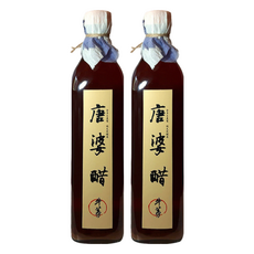 唐婆醋 牛蒡醋, 優質無毒天然食材 手工釀造, 500ml, 2瓶